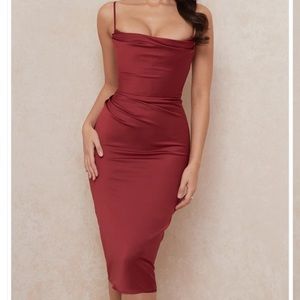 House of CB Corset Red Dress